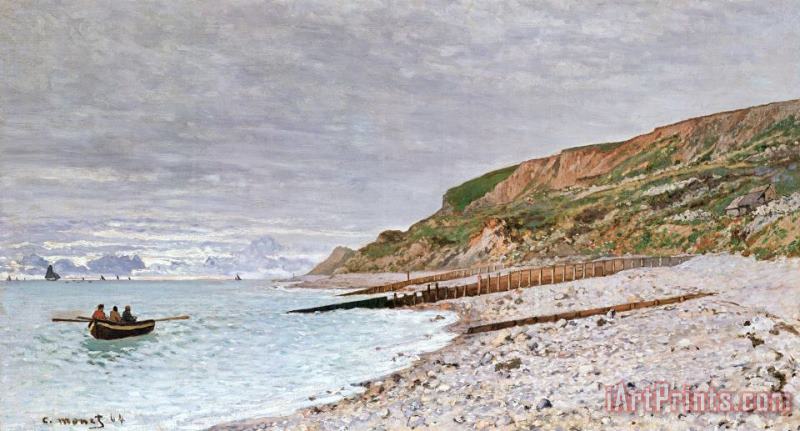 Claude Monet La Pointe de la Heve Art Print