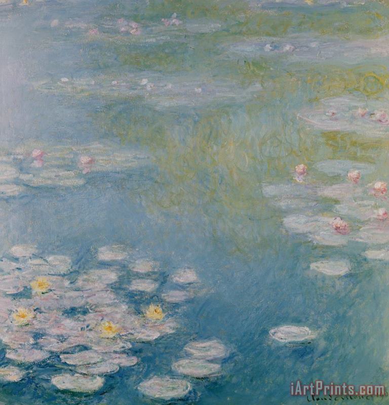 Nympheas at Giverny painting - Claude Monet Nympheas at Giverny Art Print