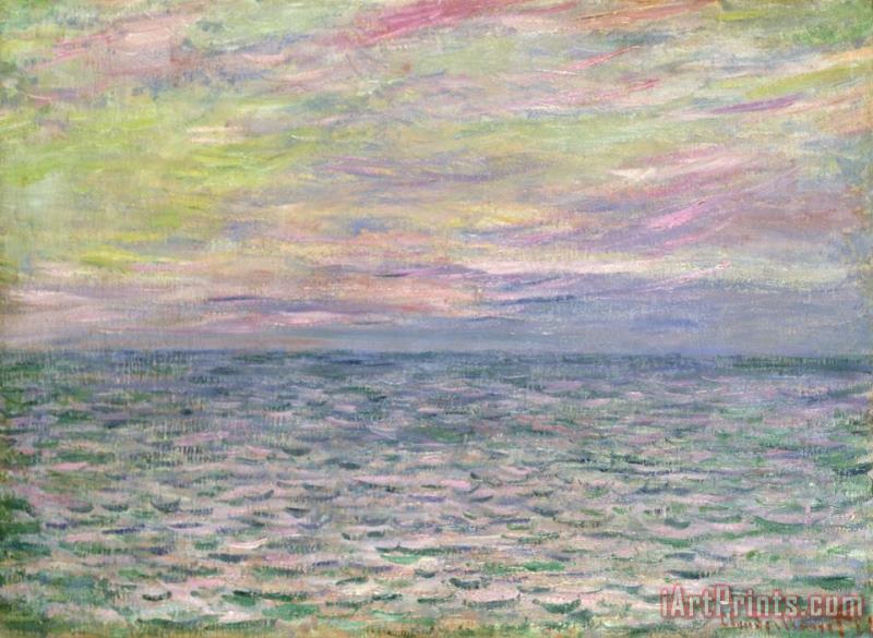 Claude Monet On The High Seas Art Painting