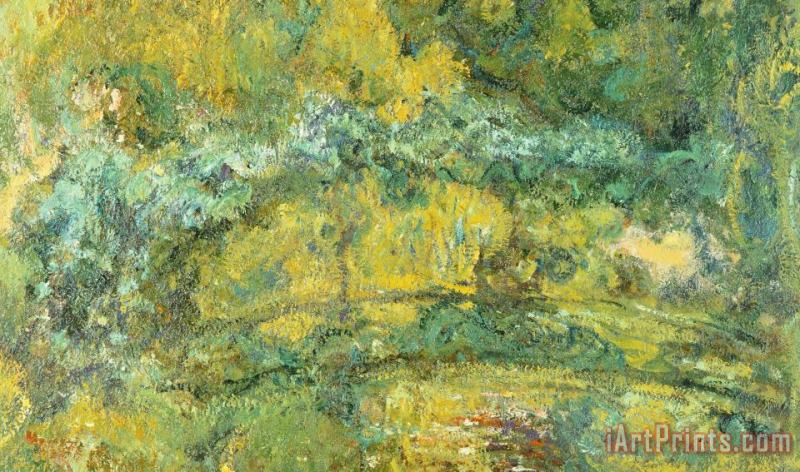 Claude Monet Passage On Waterlily Pond Art Print