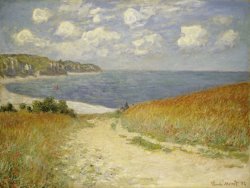 Claude Monet Path in the Wheat at Pourville