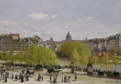 Claude Monet Quai du Louvre in Paris painting