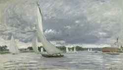 Claude Monet Regatta at Argenteuil painting