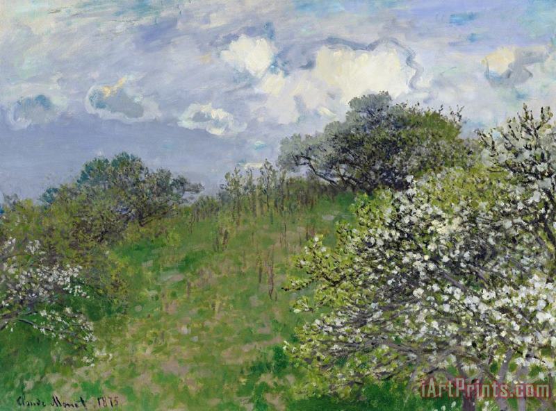 Spring painting - Claude Monet Spring Art Print