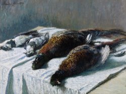 Claude Monet Still Life With Pheasants And Plovers painting