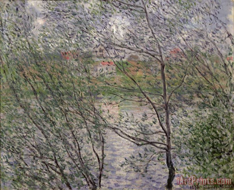 The Banks of the Seine painting - Claude Monet The Banks of the Seine Art Print
