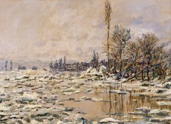 Claude Monet The Break-up Of The Ice painting