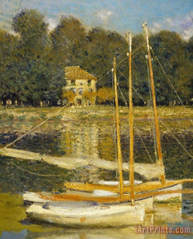 The Bridge At Argenteuil painting - Claude Monet The Bridge At Argenteuil Art Print