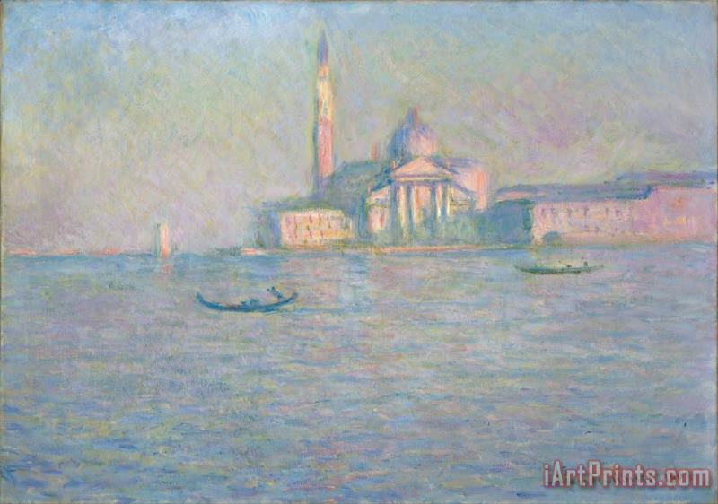 Claude Monet The Church Of San Giorgio Maggiore Venice Art Print