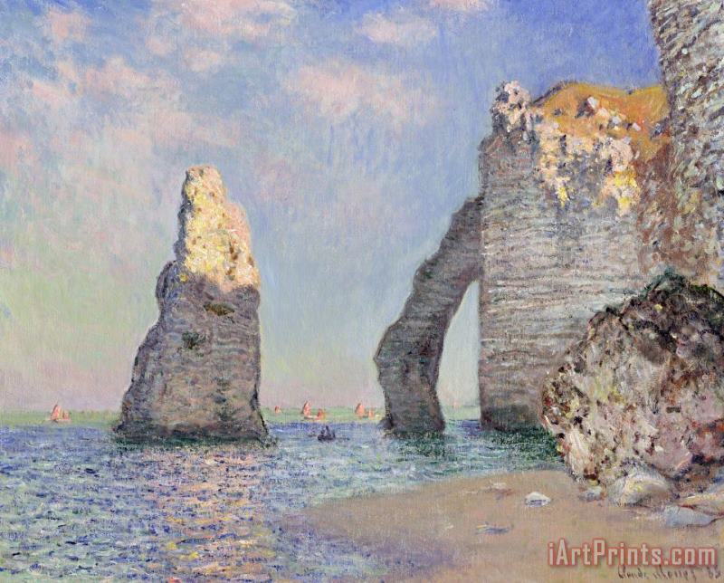 The Cliffs at Etretat painting - Claude Monet The Cliffs at Etretat Art Print