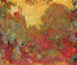 Claude Monet The House Seen From The Rose Garden painting