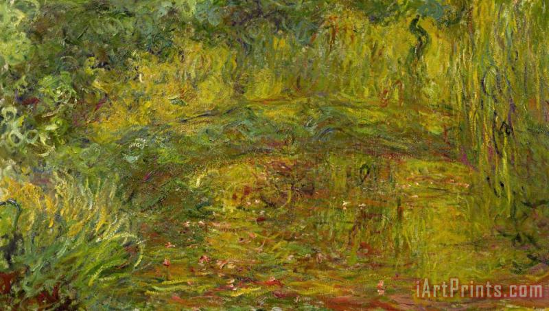 The Japanese Bridge painting - Claude Monet The Japanese Bridge Art Print
