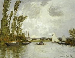 Claude Monet The Little Branch of the Seine at Argenteuil painting