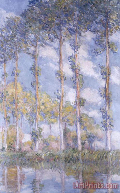 Claude Monet The Poplars Art Painting