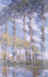 Claude Monet The Poplars painting