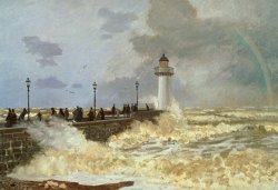 Claude Monet The Quay at Le Havre painting