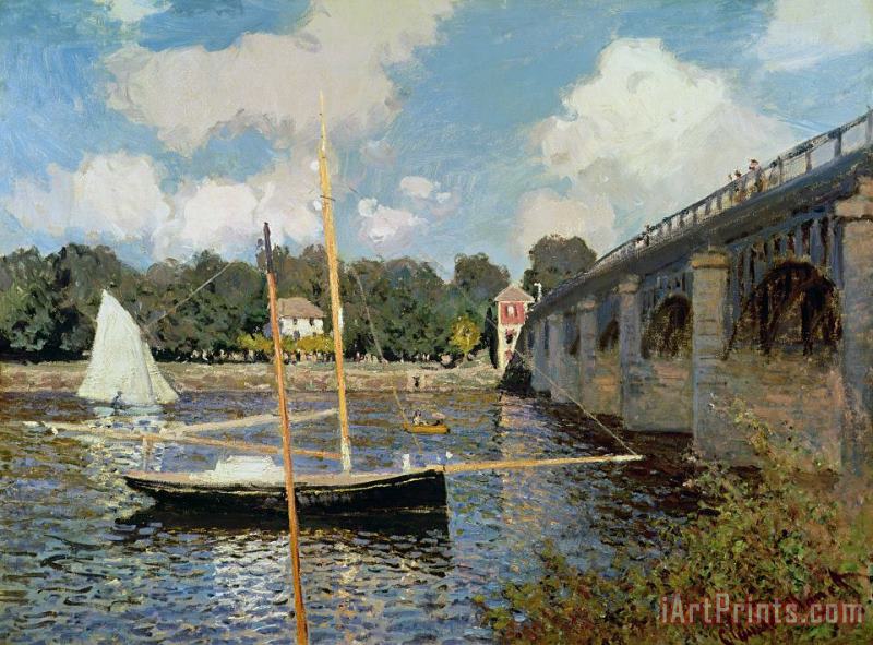 The Seine at Argenteuil painting - Claude Monet The Seine at Argenteuil Art Print