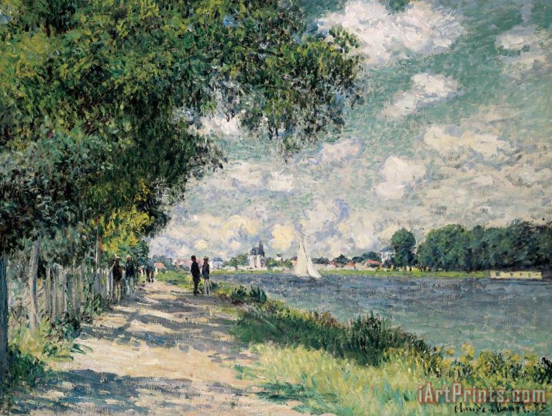 Claude Monet The Seine at Argenteuil Art Print