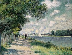 Claude Monet The Seine at Argenteuil painting