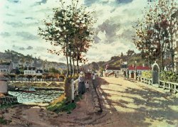 Claude Monet The Seine at Bougival painting