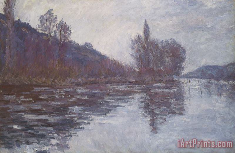 The Seine near Giverny painting - Claude Monet The Seine near Giverny Art Print