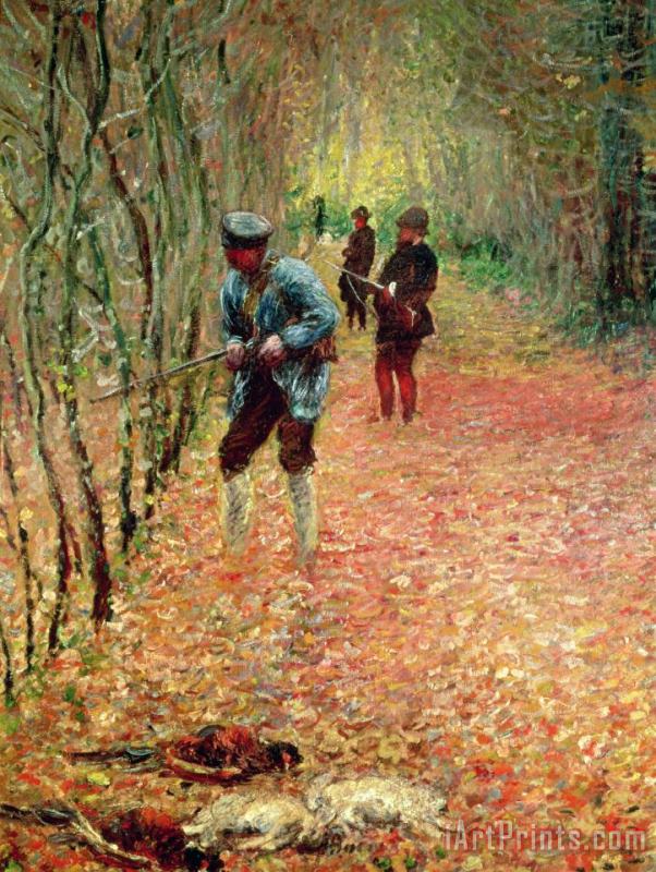 Claude Monet The Shoot Art Painting