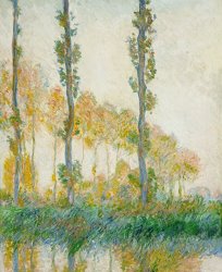 Claude Monet The Three Trees painting