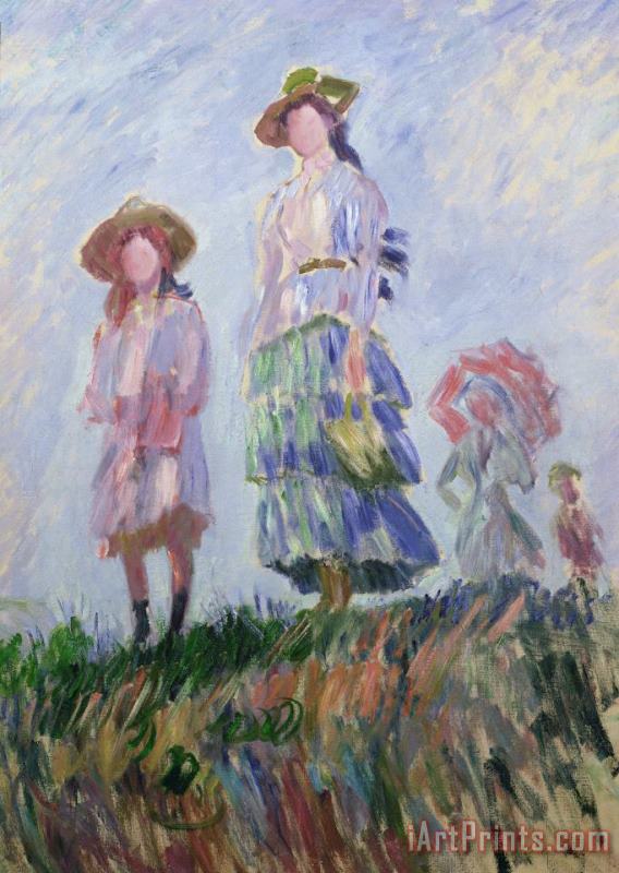 Claude Monet The Walk Art Painting