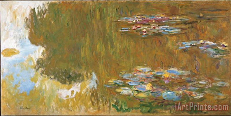 The Water Lily Pond painting - Claude Monet The Water Lily Pond Art Print