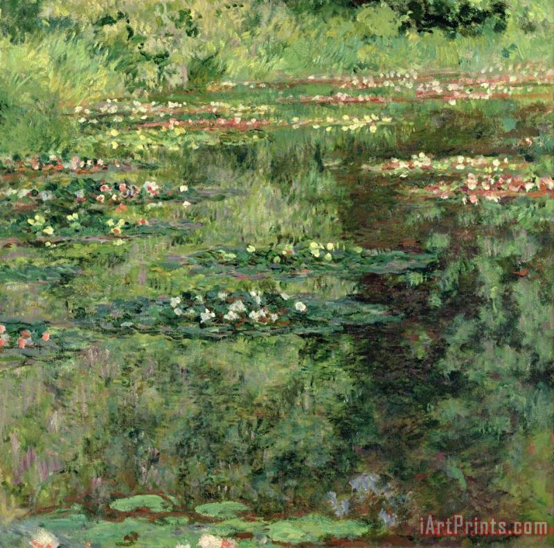 Claude Monet The Waterlily Pond Art Painting