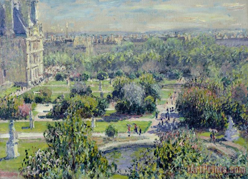 Claude Monet View of the Tuileries Gardens Art Print