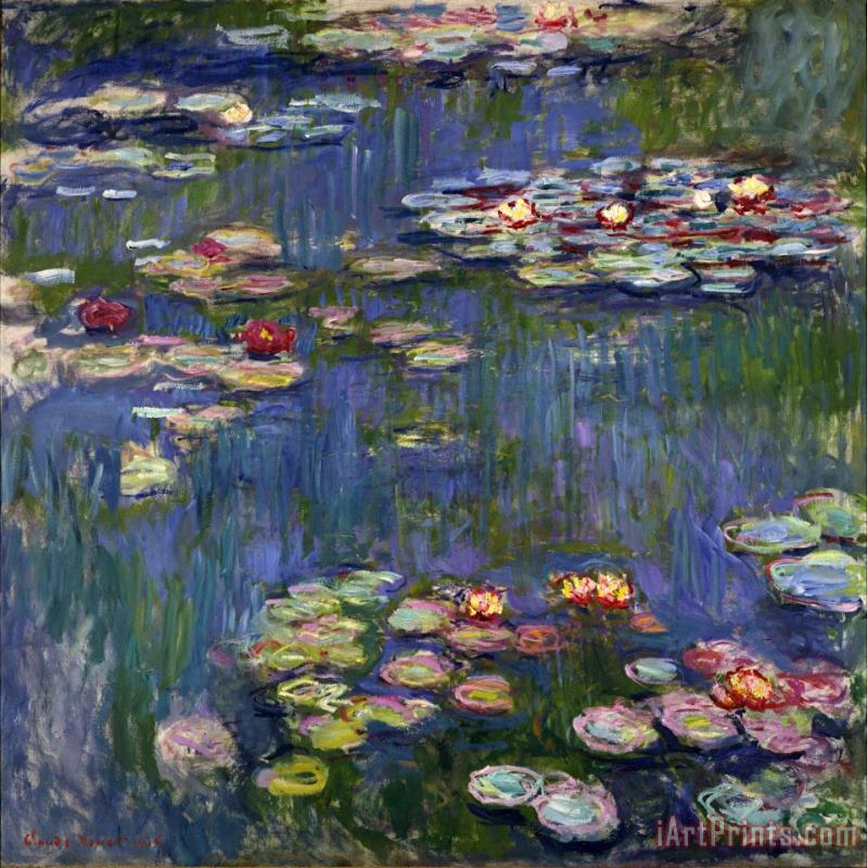 Claude Monet Water Lilies I Art Painting