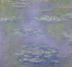 Claude Monet Waterlilies painting