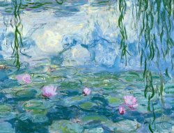 Claude Monet Waterlilies painting
