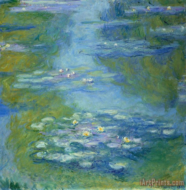 Claude Monet Waterlilies Art Painting
