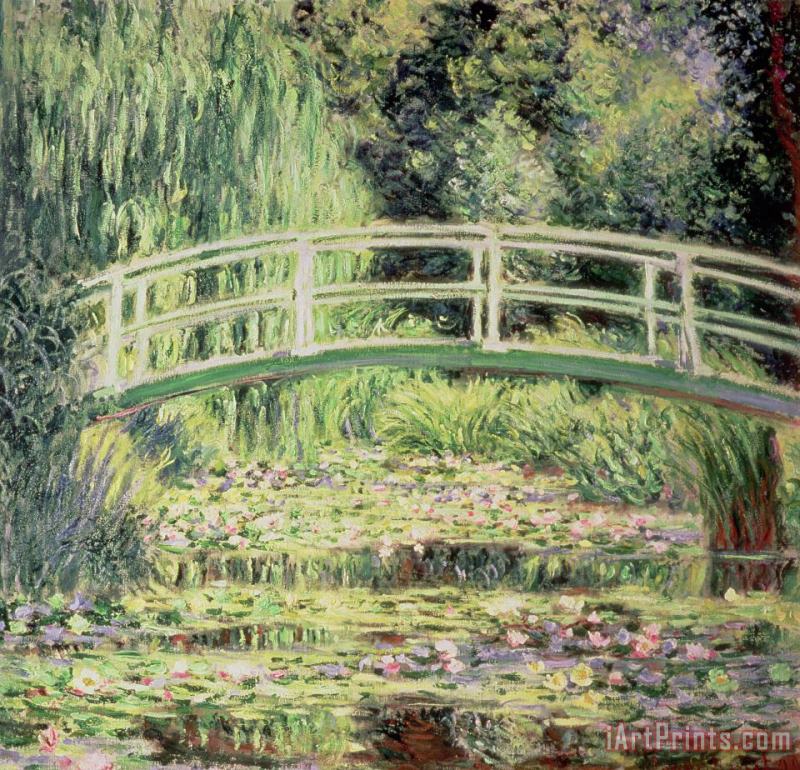 Claude Monet White Nenuphars Art Painting