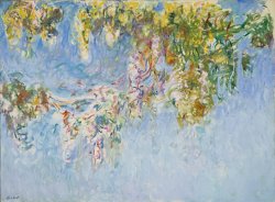 Claude Monet Wisteria painting