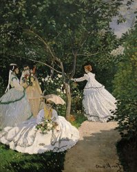 Claude Monet Women in the Garden painting