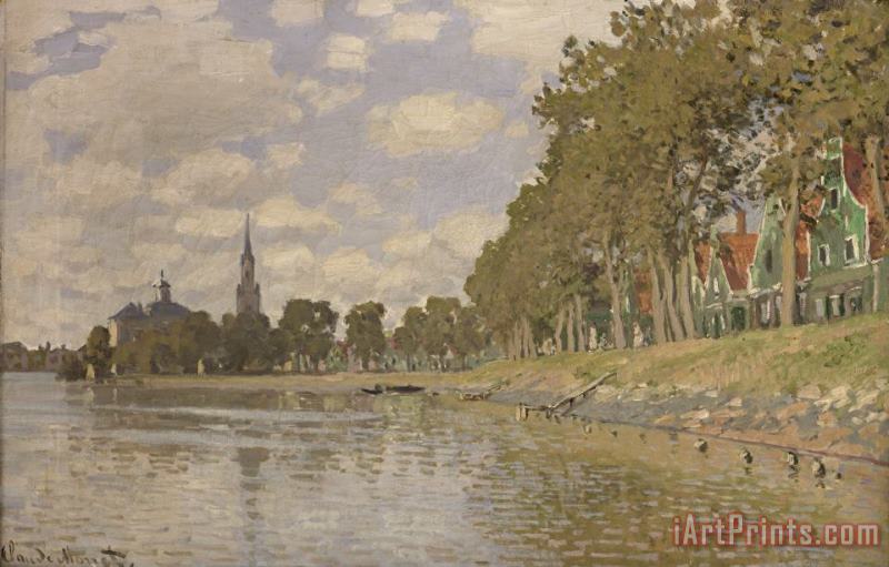 Claude Monet Zaandam Art Print
