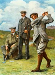 Sports Art for sale - The Great Triumvirate by Clement Flower