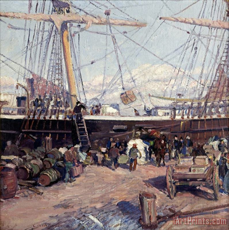 Clifford Warren Ashley Cape Verde Packet, 1914 Art Painting