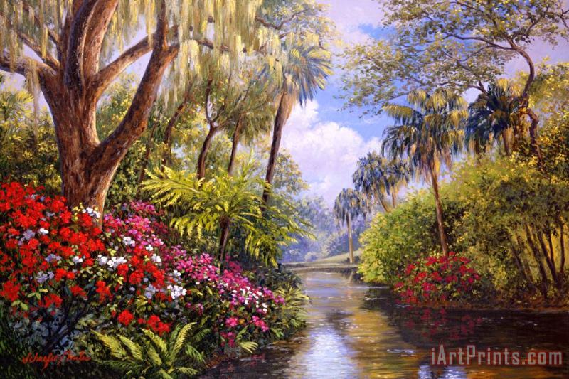 A Day in Paradise painting - Collection A Day in Paradise Art Print