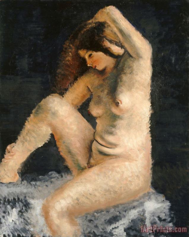 After a Shower painting - Collection After a Shower Art Print
