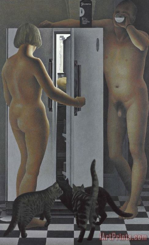 Collection Alex Colville Refrigerator Contextual Art Painting