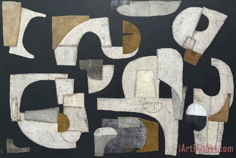 Algorithm No. 1 by Jennifer Gibbs painting - Collection Algorithm No. 1 by Jennifer Gibbs Art Print