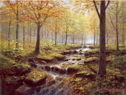 Collection Autumn Gold Rush Landscape by Peter Ellenshaw painting