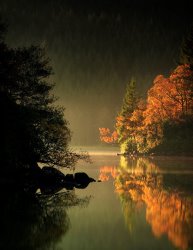 Collection Autumn on Loch Ard painting