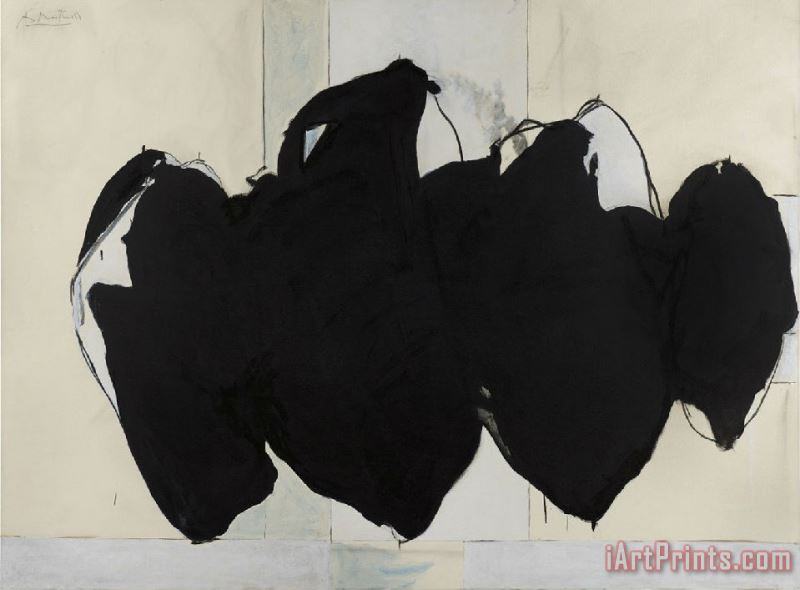 Black And White Abstraction painting - Collection Black And White Abstraction Art Print