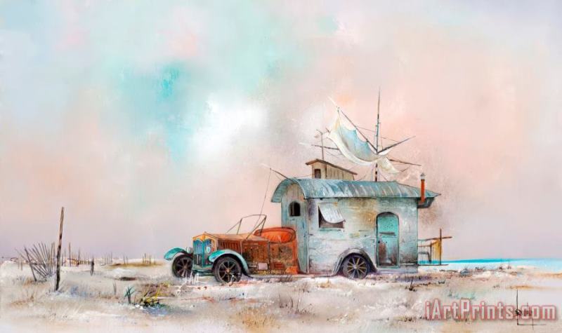 Collection Caravaning by Bernard Louedin Art Print