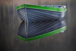 Collection Dinghy Loch Rusky painting